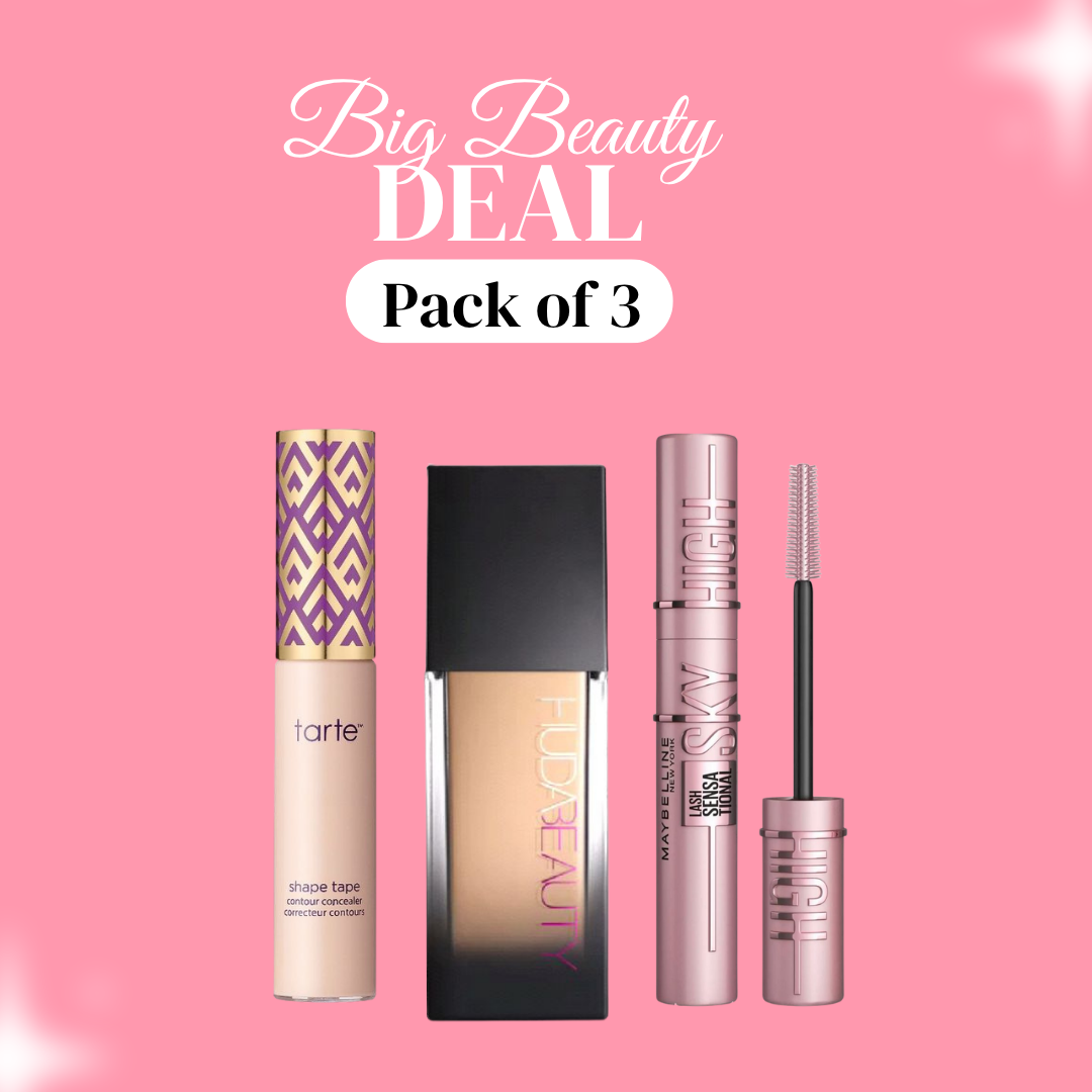 Big Beauty Deal |Tarte Concealer | Huda Beauty Foundation | SHEGLAM Mascara