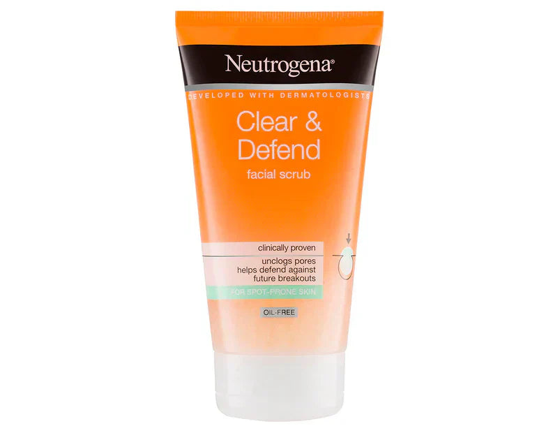 Neutrogena Clear & Defend Facial Scrub 150ml